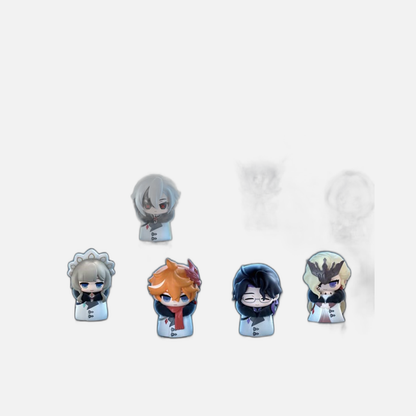 Genshin Impact Mini Figures Fatui Harbingers Chibi Design 7 cm Blind Box Display (9)