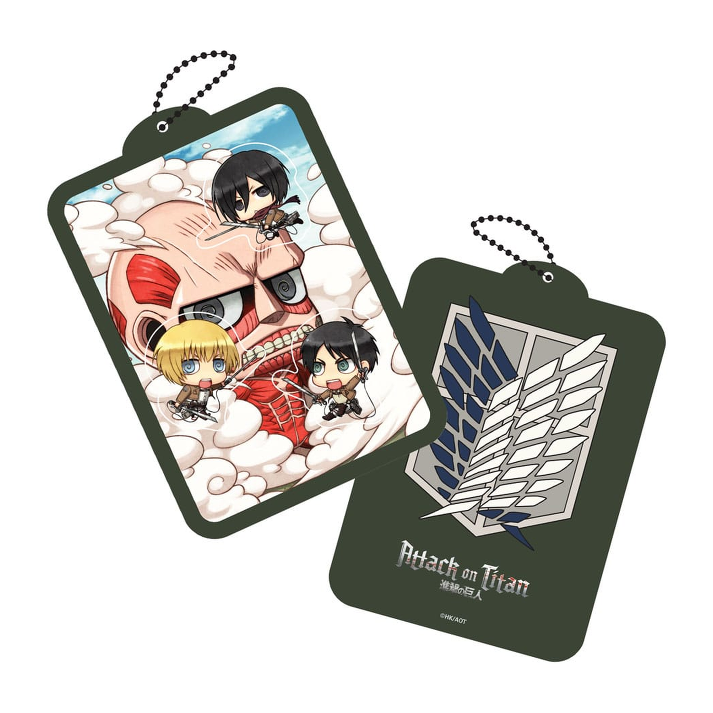 Attack on Titan Shaker Acrylic Keychain Kawaii Attack!
