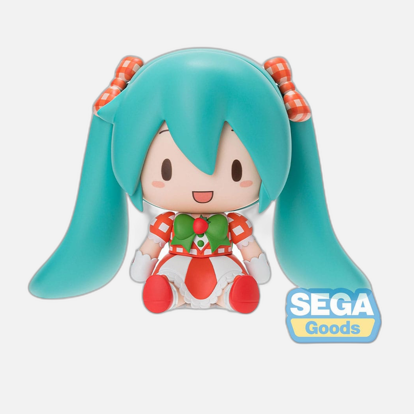Character Vocal Series 01: Hatsune Miku Fuwa Petit Chibi Figure Hatsune Miku x Love and Berry Dress Up and Dance! Lovely Strawberry 8 cm