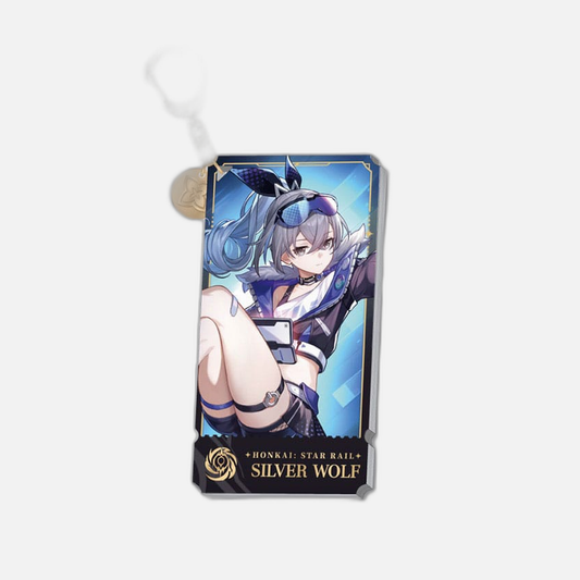 Honkai: Star Rail Character Acrylic Keychain Silver Wolf 9 cm