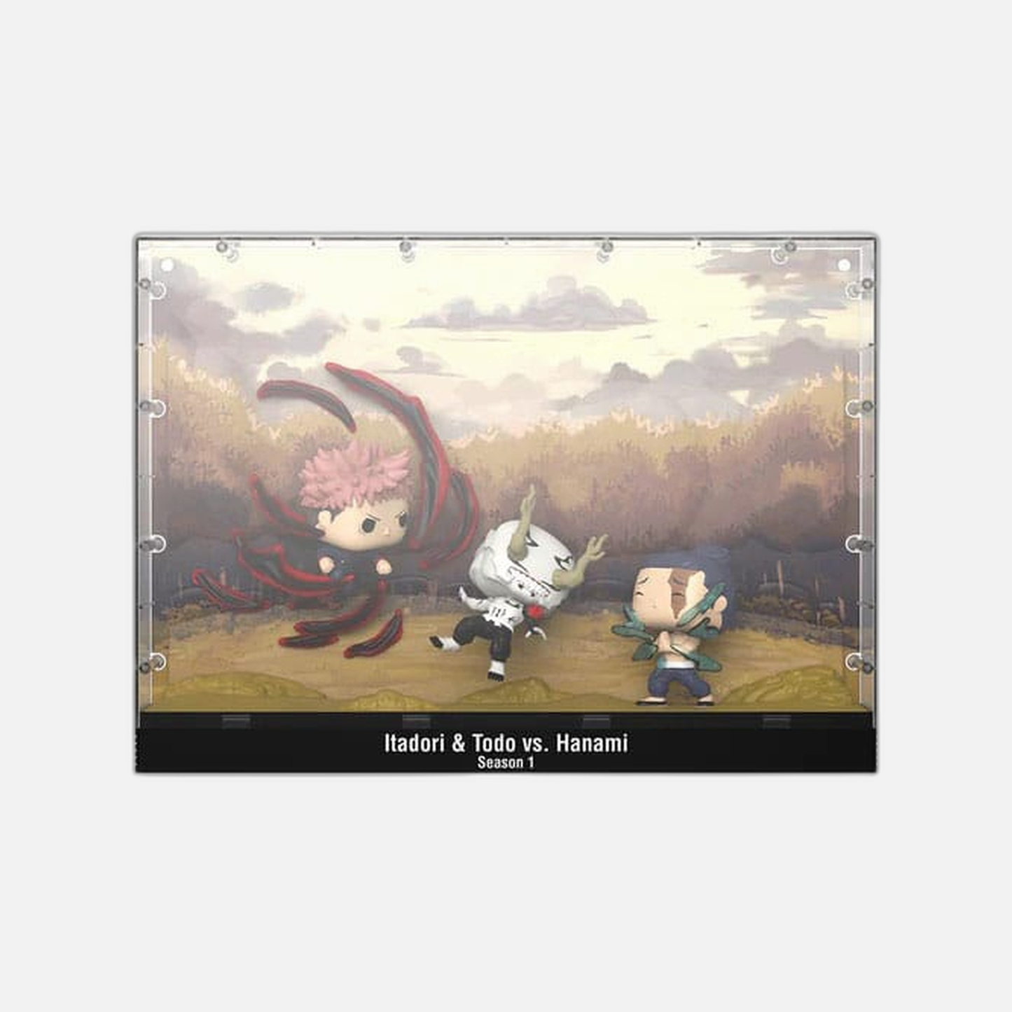 Jujutsu Kaisen POP Moments Vinyl Figures Itadori & Todo vs Hanami 9 cm