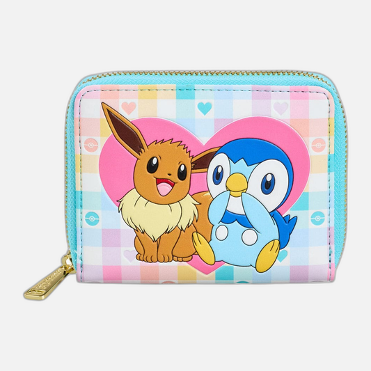 Pokemon by Loungefly Wallet Piplup and Eevee Friends