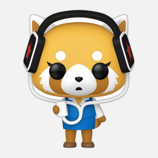 Sanrio POP! Animation Vinyl Figure Aggretsuko w/headphones 9 cm