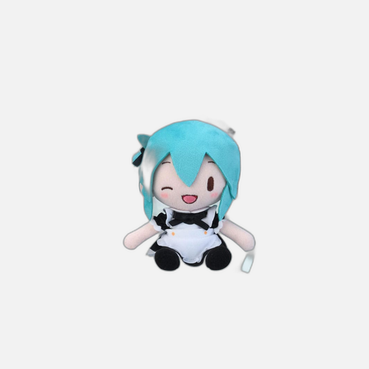 Hatsune Miku Project Diva Arcade Fuwa Petit Mini Plush Figure Miku Maid Ver. (EX) 16 cm
