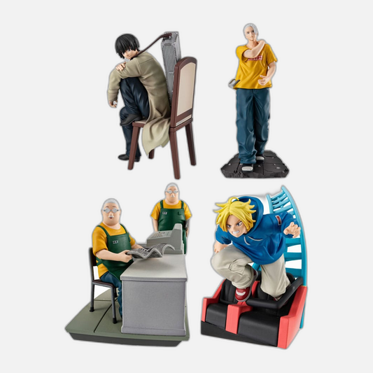Sakamoto Days Petitrama EX Series Trading Figure 4-Set Cut Out Scenes Set 9 cm