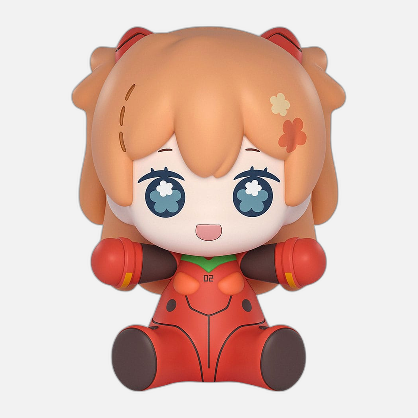 Neon Genesis Evangelion: Rebuild of Evangelion Huggy Good Smile Chibi Figure Asuka Shikinami Langley: Plugsuit Ver. 7 cm