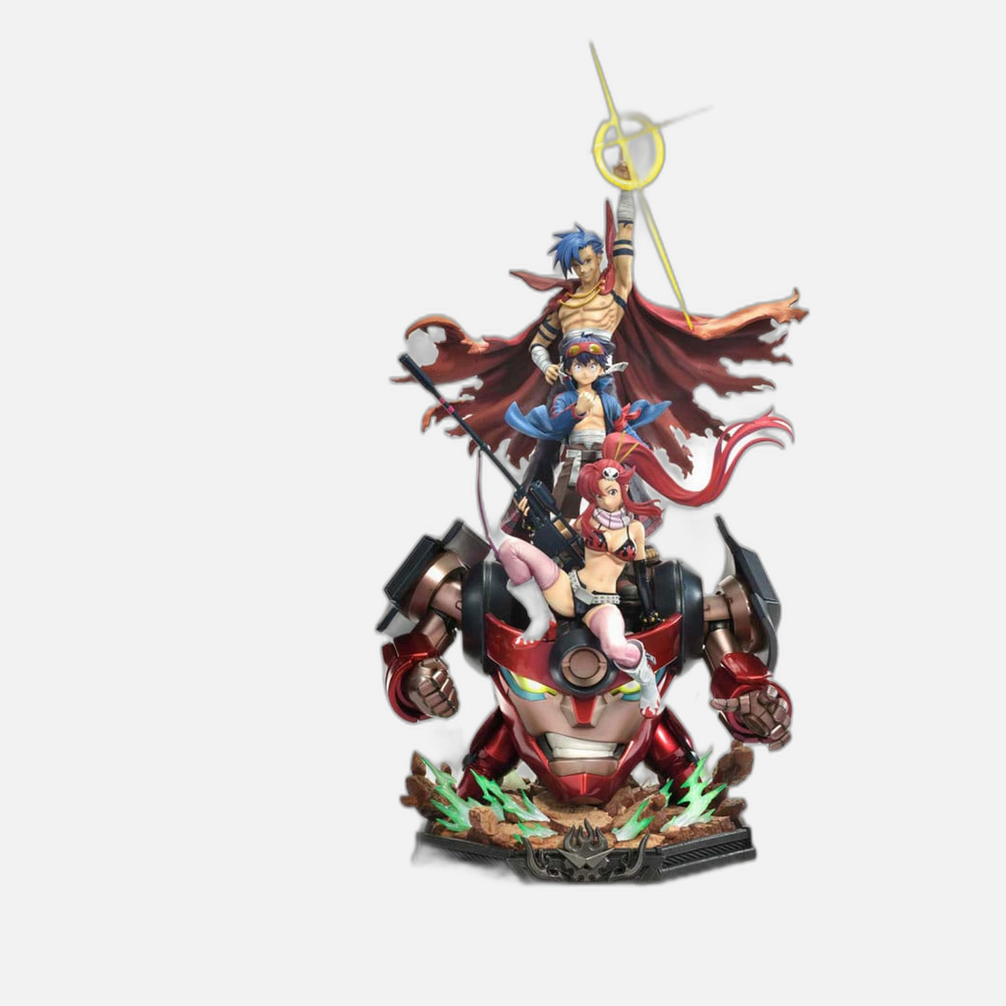 Gurren Lagann Ultimate Premium Masterline Series Statue 1/4 Kamina, Simon & Yoko with Lagann 97 cm