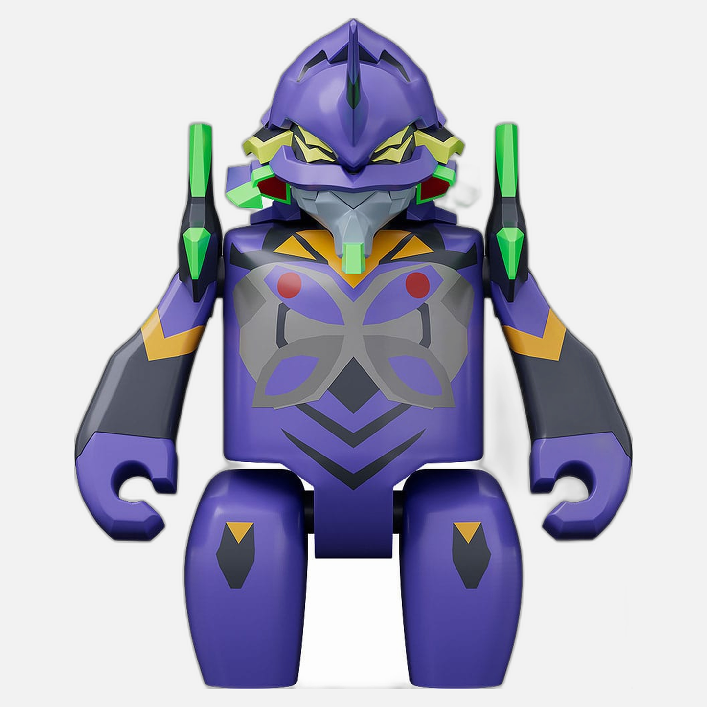 Rebuild of Evangelion Brickroid Action Figure Evangelion Production Model-13 5 cm