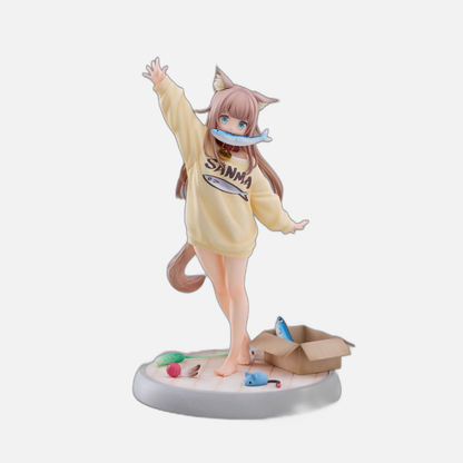 My Cat Is a Kawaii Girl Statue 1/6 Kinako Play With Ver. AmiAmi Limited Edition 21 cm