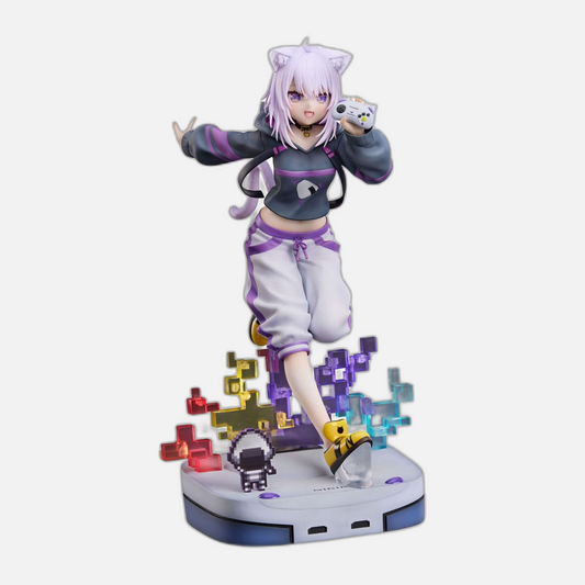 Hololive Production PVC Statue 1/7 Nekomata Okayu We Are Gamers Ver. 23 cm