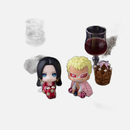 One Piece Look Up PVC Statue Boa Hancock & Donquixote Doflamingo Set (with gift) 11 cm