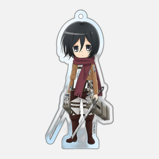 Attack on Titan Acrylic Keychain Mikasa Holographic 8 cm