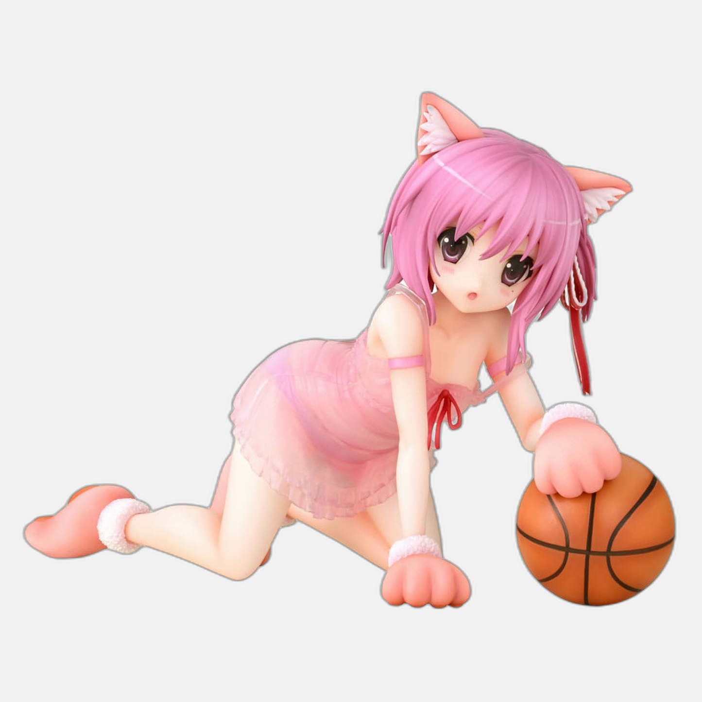 Ro-Kyu-Bu: Fast Break! PVC Statue 1/7 Tomoka Minato Kemomimi Lingerie Ver. 18 cm