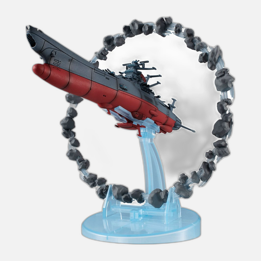 Space Battleship Yamato 2202 Statue Cosmofleet SP Aircraft Warriors of Love Re & Asteroid Ring 16 cm
