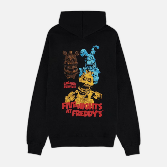 Five Nights at Freddy's Zipper Hoodie Can You Survive