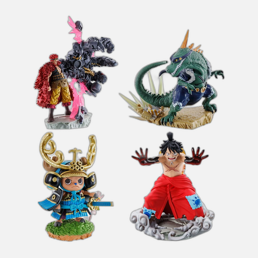 One Piece Petitrama PVC Mini Statue Logbox Re Birth Wanokuni Vol. 2 Set 9 cm