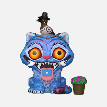 KPop Demon Hunters POP! Animation Vinyl Figure Tiger w/Bird 9 cm