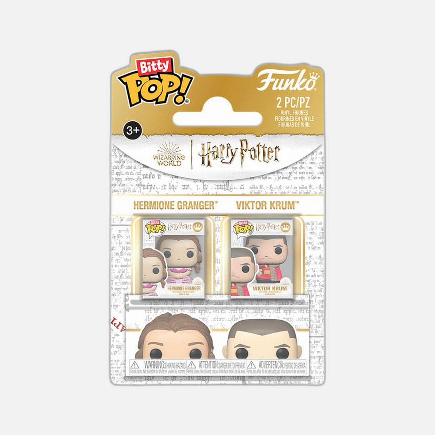 Harry Potter Bitty POP! Vinyl Figure 2-Pack Hermione & Krum 2,5 cm