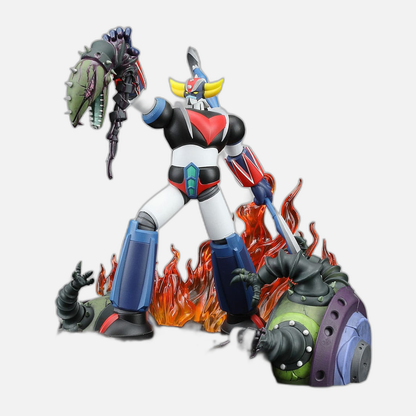 Grendizer Scene Selection 01 PVC Statue Grendizer a cry of Victory 14 cm