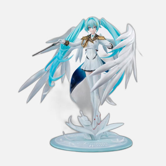 Mobile Suit Gundam x Hatsune Miku Lucrea PVC Statue Hatsune Miku x Wing Gundam Zero EW 45th Anniversary 27 cm