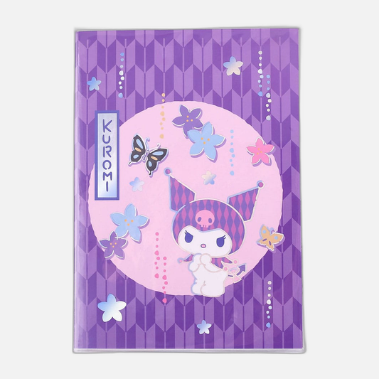 Sanrio Notebook Kuromi Japanese Holographic Checkered