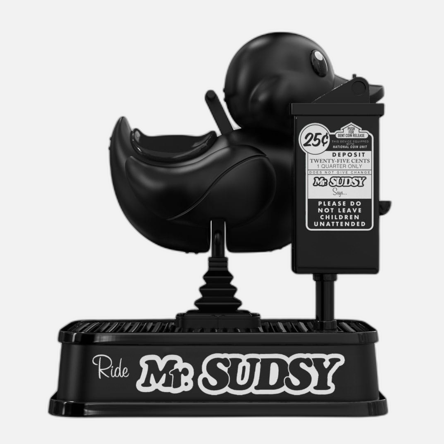 Mr Sudsy Animal Rides Blackout Edition by Jason Freeny 20 cm
