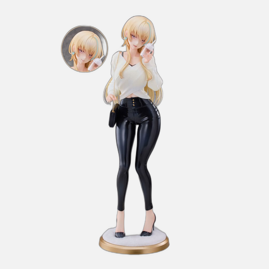 Original Character Statue 1/4 Aoi Koigakubo Illustrated by Fujiko Leather Pants Deluxe Edition 42 cm