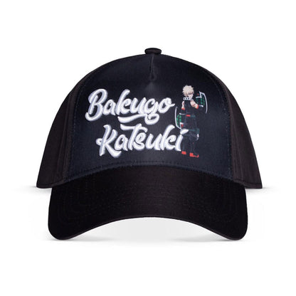 My Hero Academia Curved Bill Cap Katsuki Bakugo 3D Logo - Otaku Gems