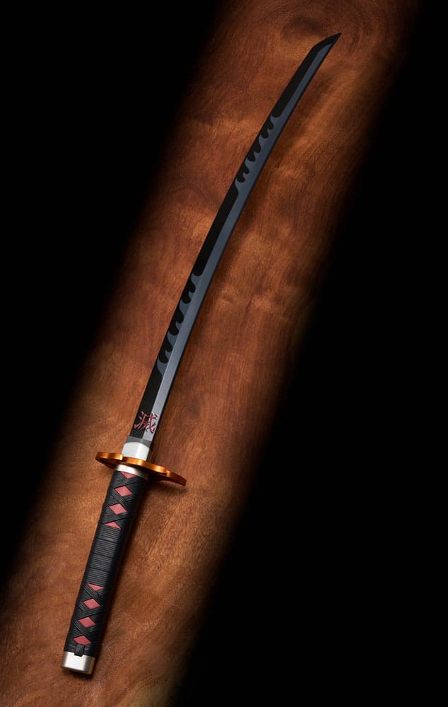 Demon Slayer: Kimetsu no Yaiba Proplica Replica 1/1 Nichirin Sword (Tanjiro Kamado) Kyojuro Rengoku´s Sword Gueard Ver. 88 cm - Otaku Gems