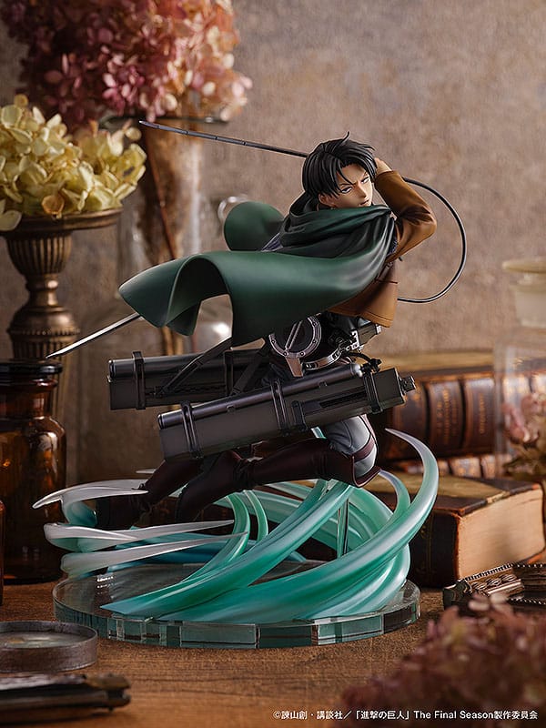 Attack on Titan PVC Statue 1/6 Humanity's Strongest Soldier Levi 23 cm - Otaku Gems