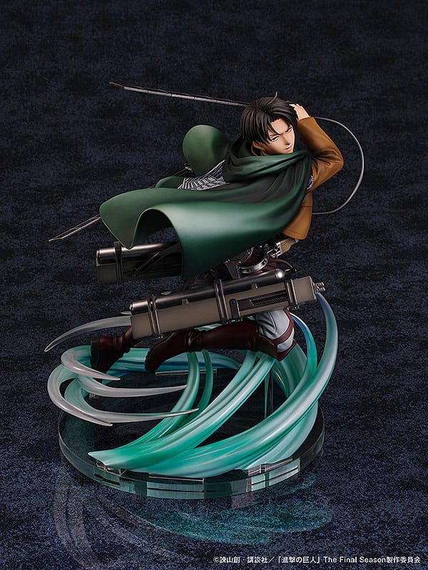 Attack on Titan PVC Statue 1/6 Humanity's Strongest Soldier Levi 23 cm - Otaku Gems