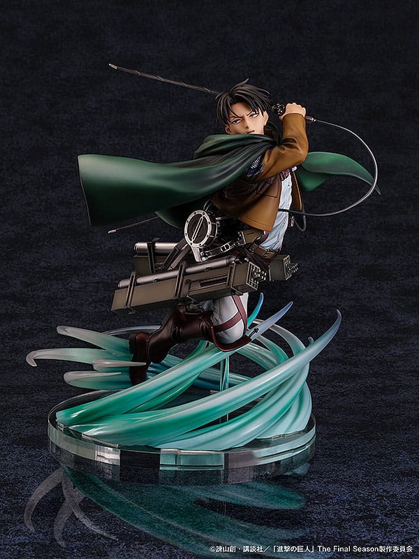 Attack on Titan PVC Statue 1/6 Humanity's Strongest Soldier Levi 23 cm - Otaku Gems