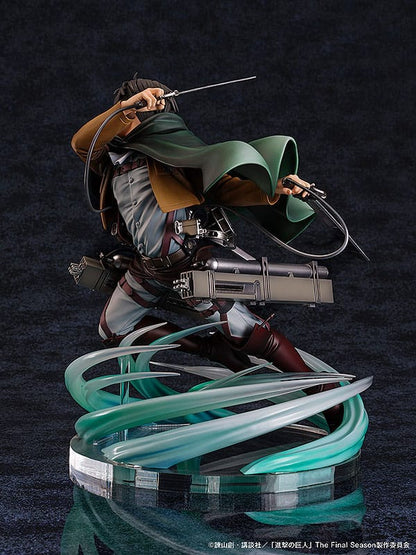 Attack on Titan PVC Statue 1/6 Humanity's Strongest Soldier Levi 23 cm - Otaku Gems