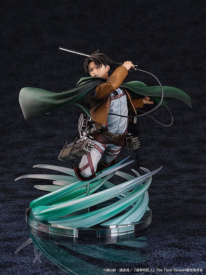 Attack on Titan PVC Statue 1/6 Humanity's Strongest Soldier Levi 23 cm - Otaku Gems