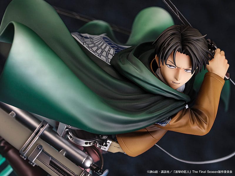 Attack on Titan PVC Statue 1/6 Humanity's Strongest Soldier Levi 23 cm - Otaku Gems