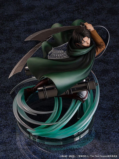 Attack on Titan PVC Statue 1/6 Humanity's Strongest Soldier Levi 23 cm - Otaku Gems